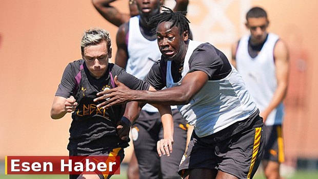 Galatasaray, Sporting maçı hazırlıklarını sürdürdü