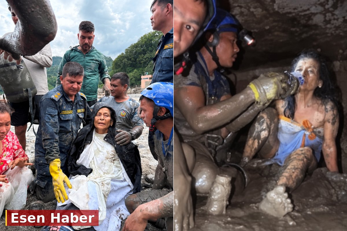 Mucize kurtuluş. Çamur altında 10 gün yaşam mücadelesi verdi