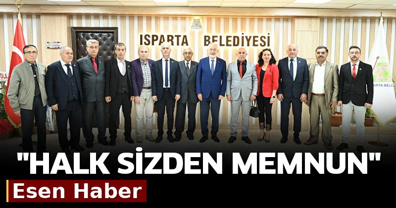 Halk sizden memnun