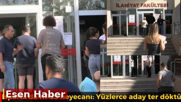 Isparta'da KPSS heyecanı