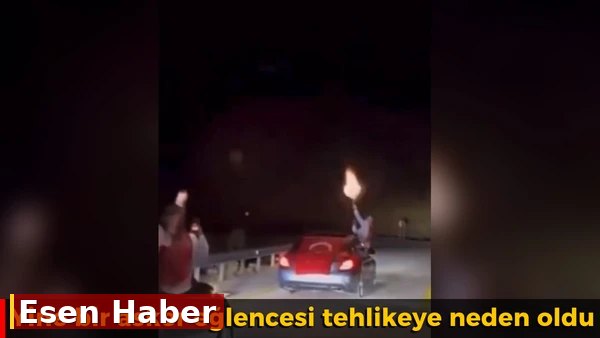 Konvoyun Ortasında Pompalıyı Çıkardı